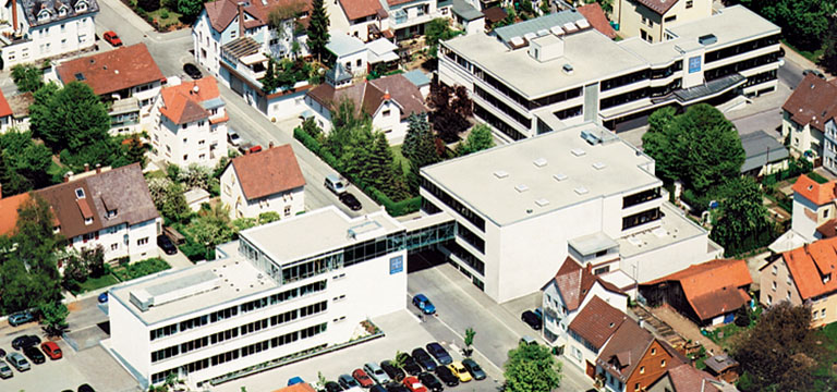 Gebäude des KERN LIEBERS Standorts in Villingen-Schwenningen, Deutschland. Ehemals Kurt Meder GmbH.