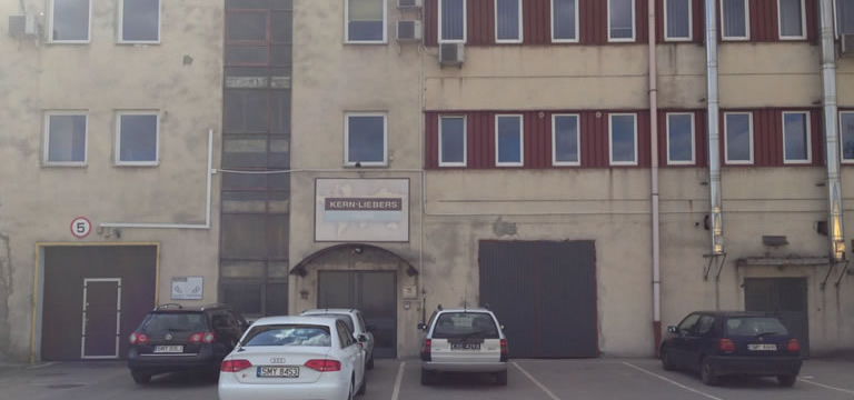 Gebäude des KERN LIEBERS Polen Standorts in Myszków.
