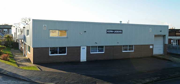 Gebäude des KERN LIEBERS Standorts in Gainsborough, Vereinigtes Königreich